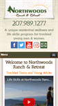 Mobile Screenshot of northwoodsranchandretreat.com